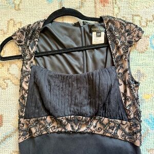 Tadashi Shoji Black Gown with beautiful beads